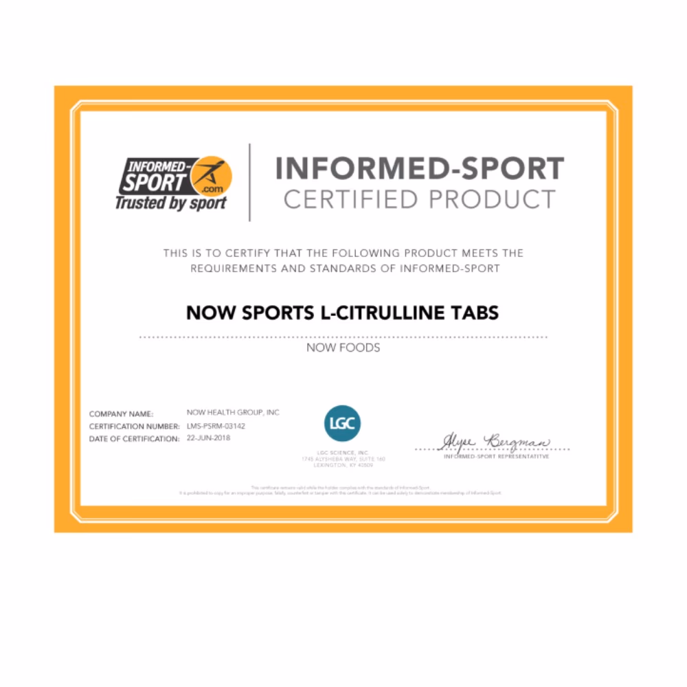 Now L-Citrulline 1200mg 120 Tablets 4