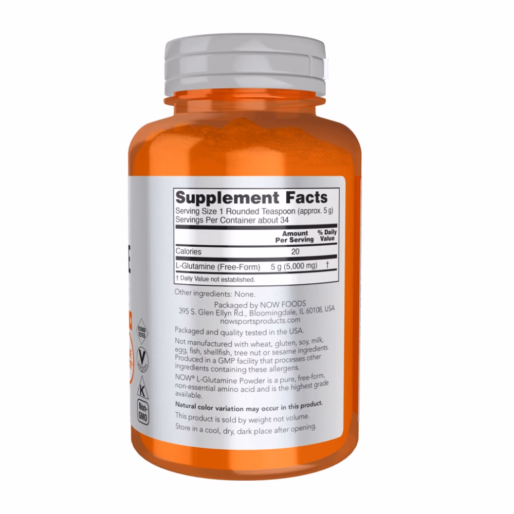 NOW L-Glutamine Powder 454g 2