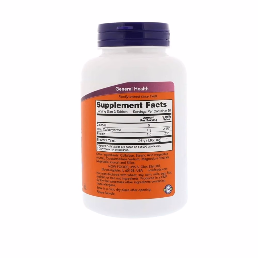 NOW BREWERS YEAST 200 TABS 2