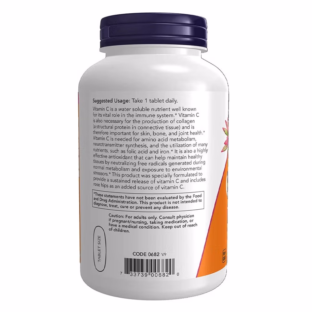 Now C-1000mg with Rose Hips - 250 Tablet 3