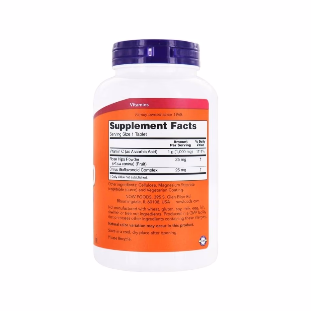  Now C-1000mg with Rose Hips Bioflavonoids - 250 Tablet 2