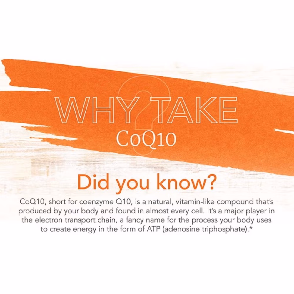 Now CoQ10 100mg 50 Softgels 4