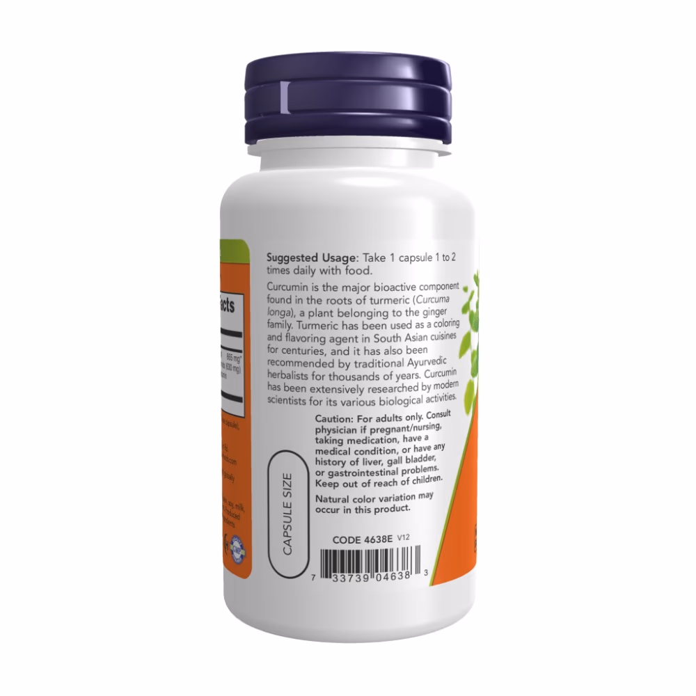 Now Curcumin 60 Veg Caps 4