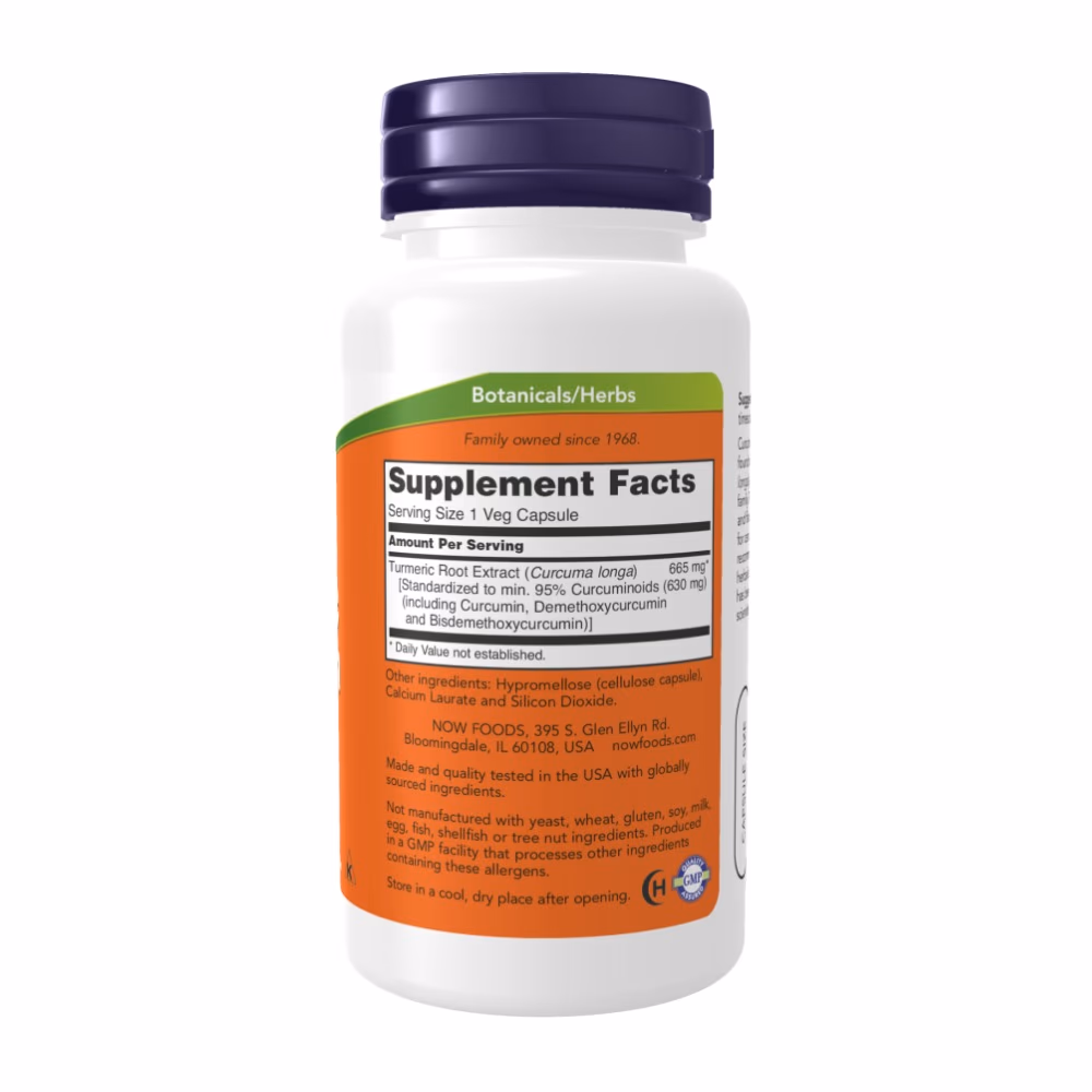 Now Curcumin 60 Veg Caps 3