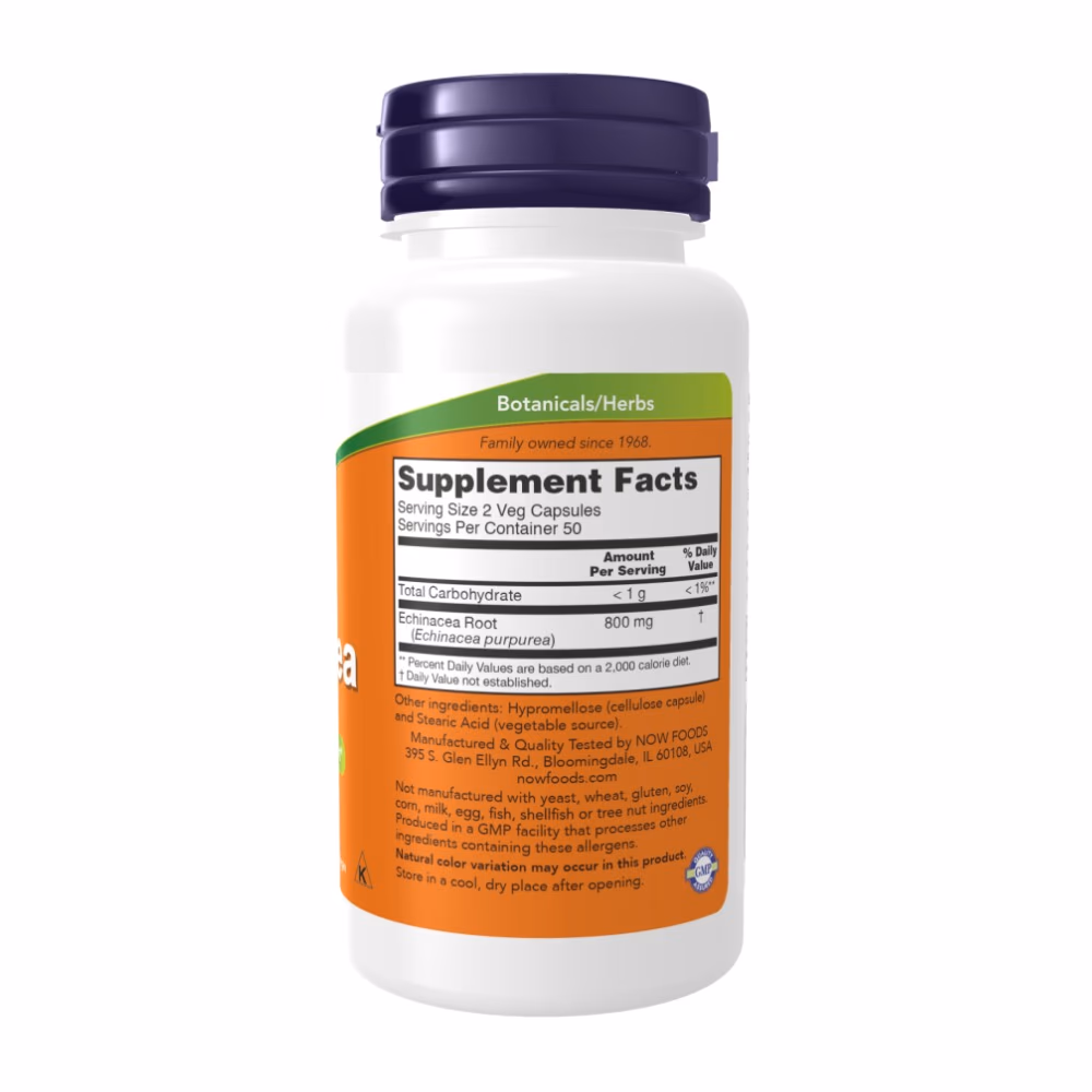 Now Echinacea 400mg 100 Veg Capsule 2