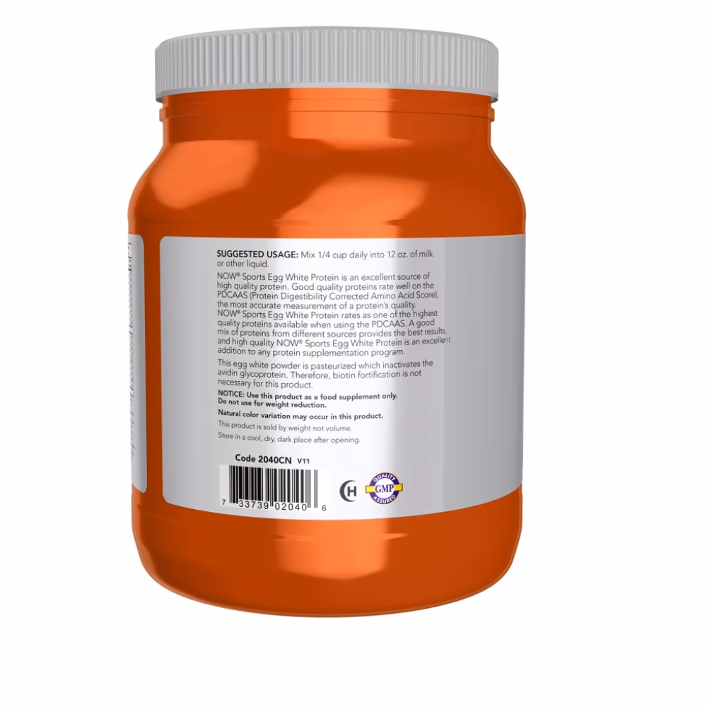Now Eggwhite Protein Powder 1.2lb 2