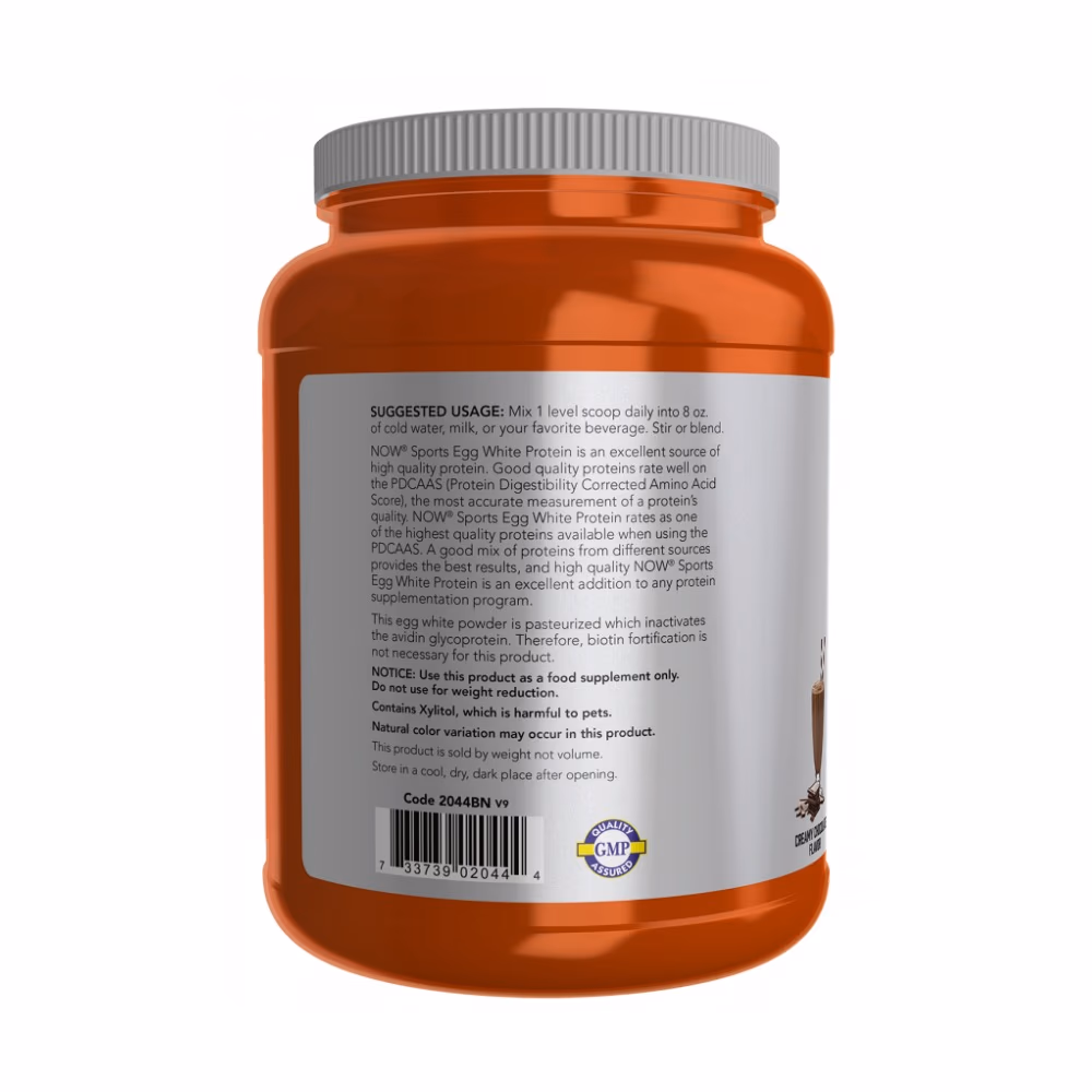 Now Eggwhite Protein 1.5lb Chocolate 3