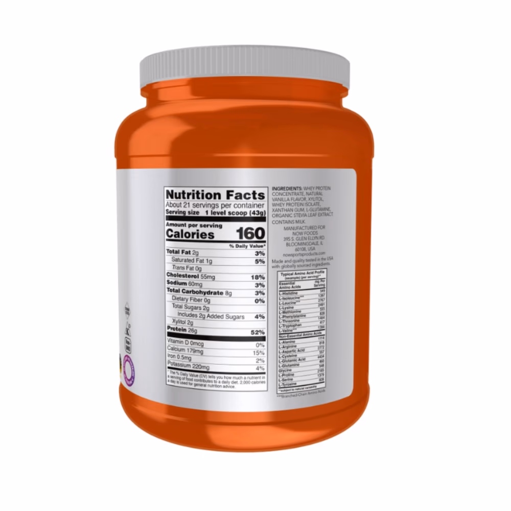 Now Whey Protein Vanilla 2lb 3