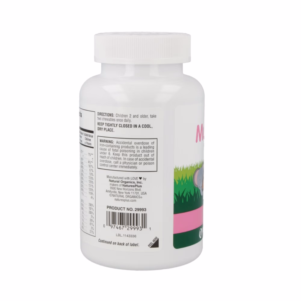 NaturesPlus Animal Parade Multivitamin 180 Tabs Watermelon 3