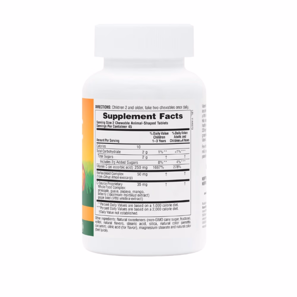 Natures Plus Animal Parade Vitamin D3 500IU 90 Tabs Black Cherry 3