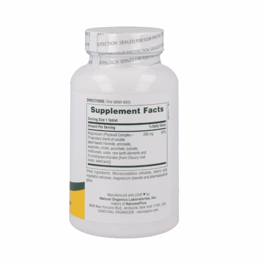 Natures Plus Dyno Mins Magnesium 250mg 90 Tabs 3