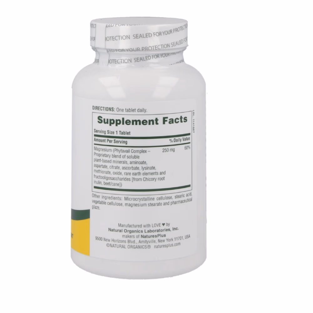Natures Plus Dyno Mins Magnesium 250mg 90 Tabs 2
