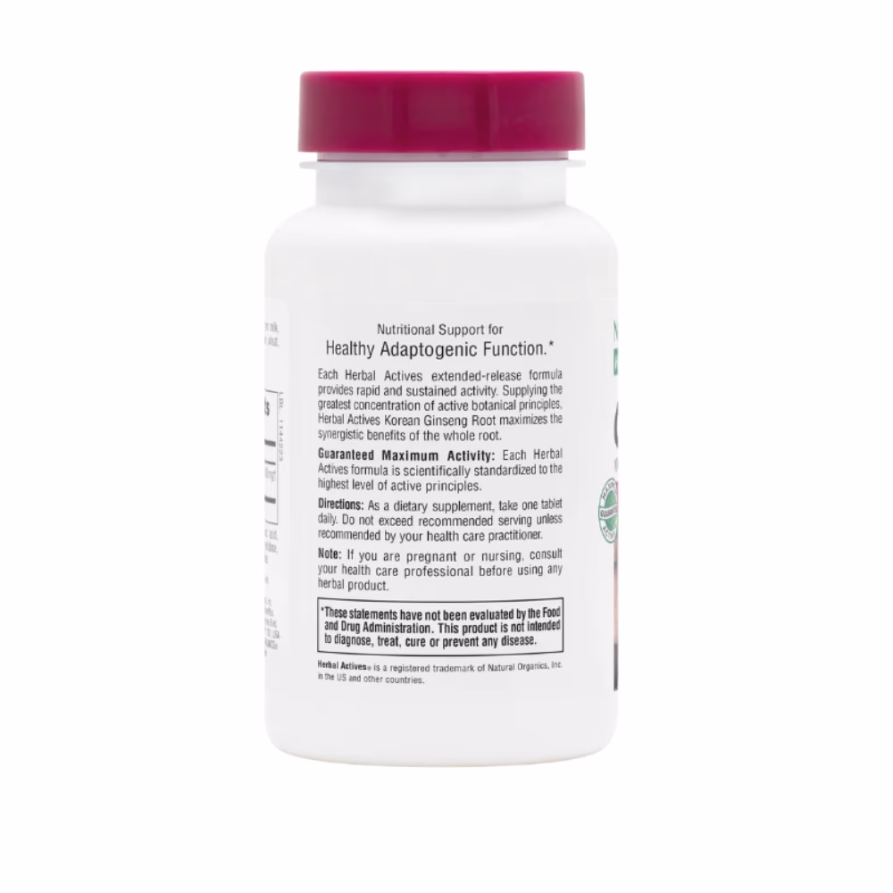 Nature's Plus Korean Ginseng 1000mg Ext Release 30 Tabs 3
