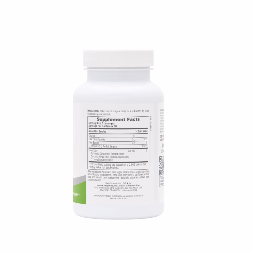 Nature's Plus Longvida Curcumin 500mg 60 Caps 2