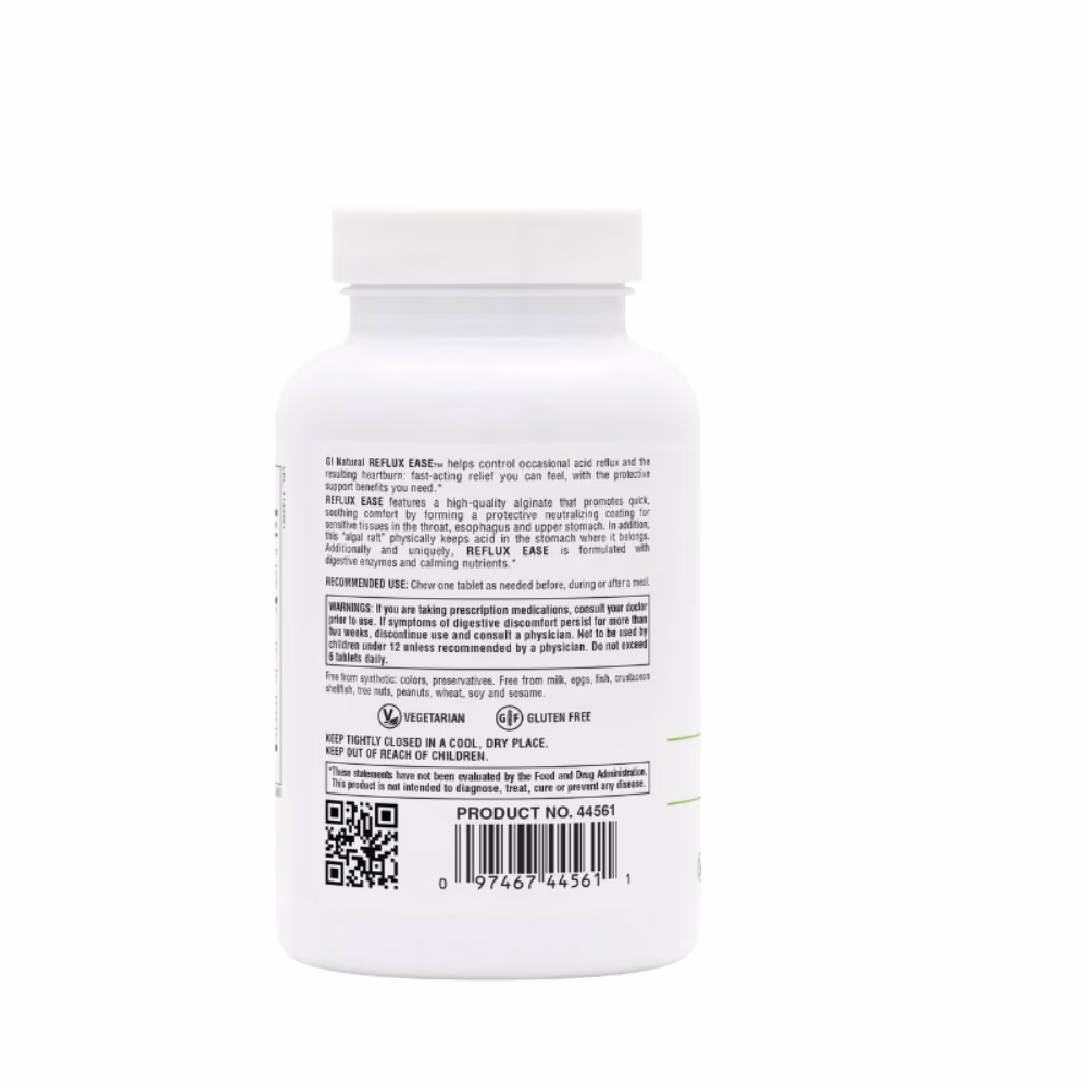 Nature's Plus Natural Reflux Ease 60 Chew Tabs Vanilla 2