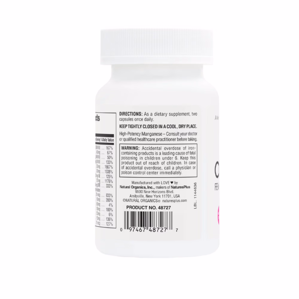 Nature's Plus Pro Creation Women Fertility Support 60 Caps 3
