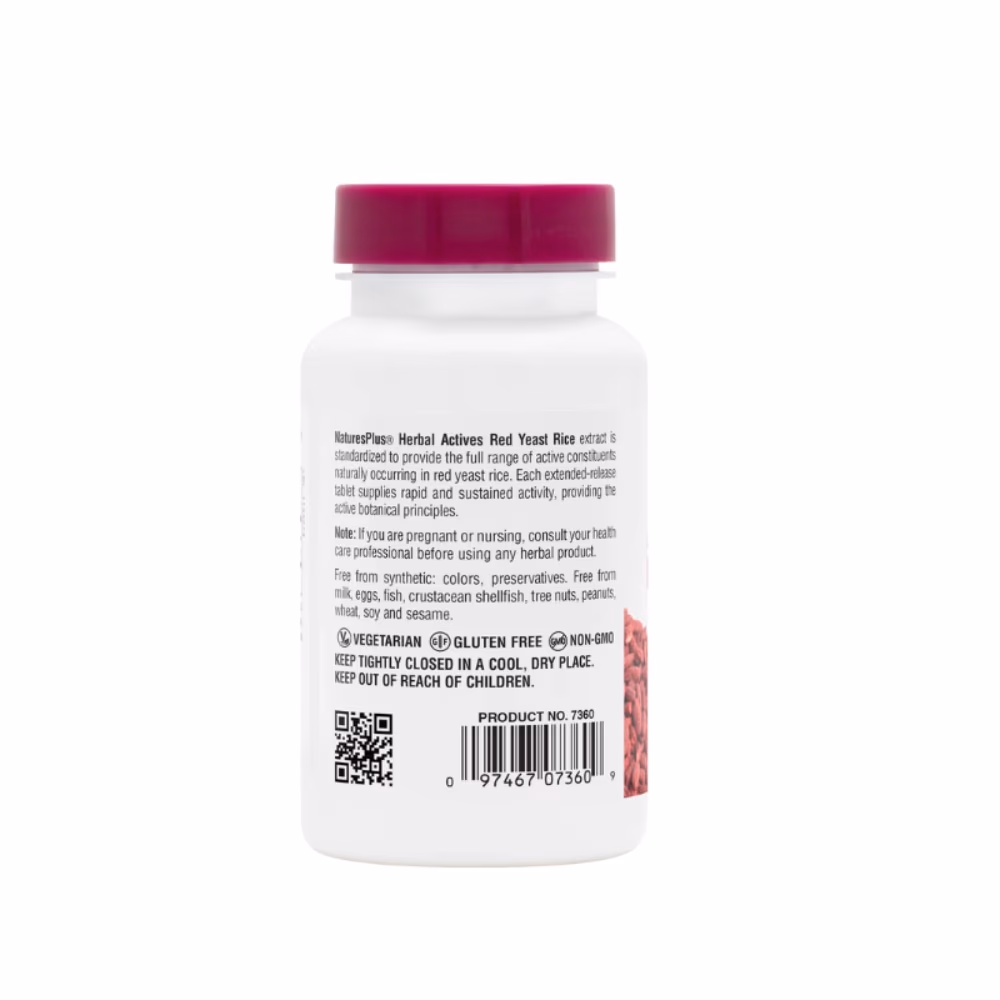 Nature's Plus Red Yeast Rice Extended Release 30 Tabs 3