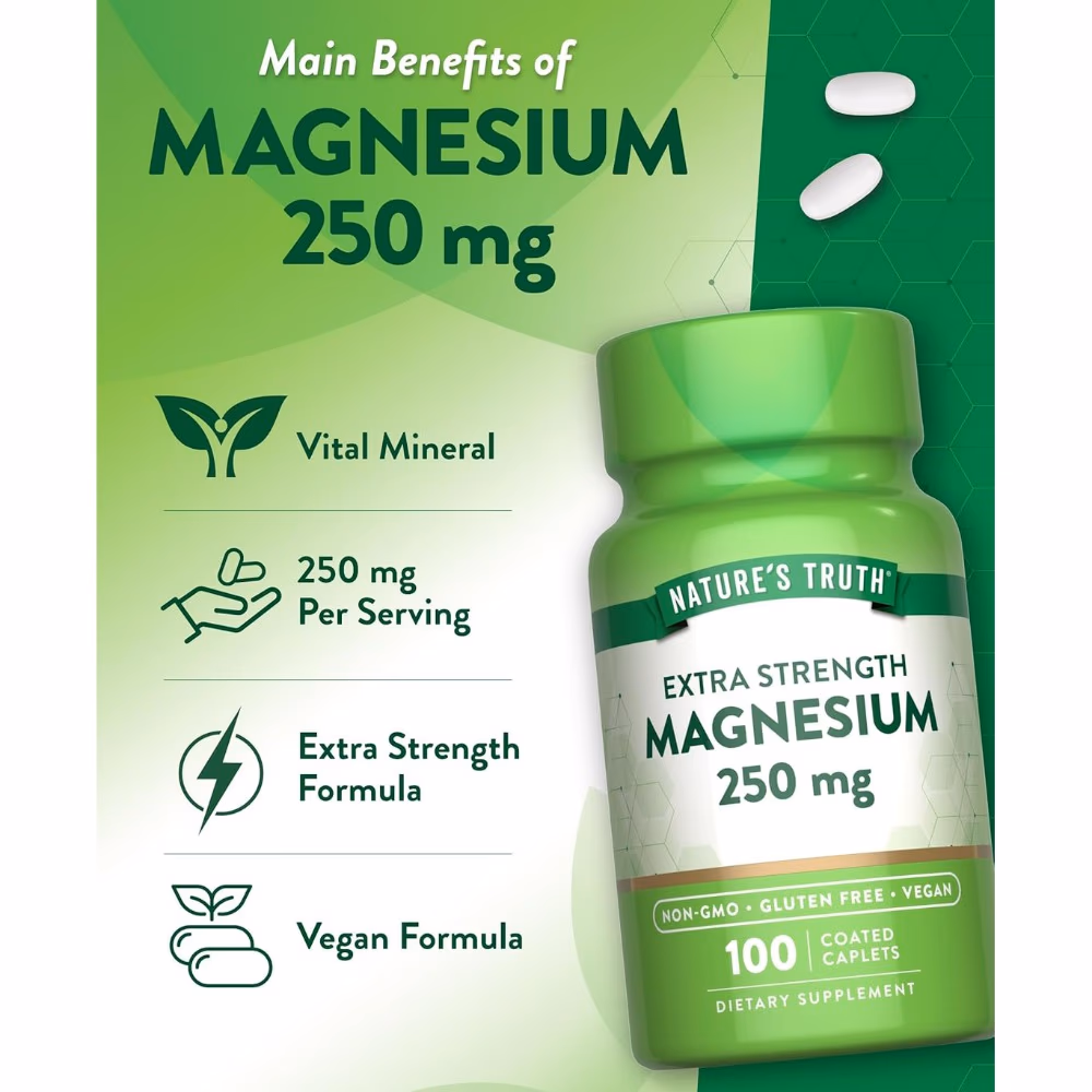Natures Truth Magnesium 250mg - 100 Capsules 5