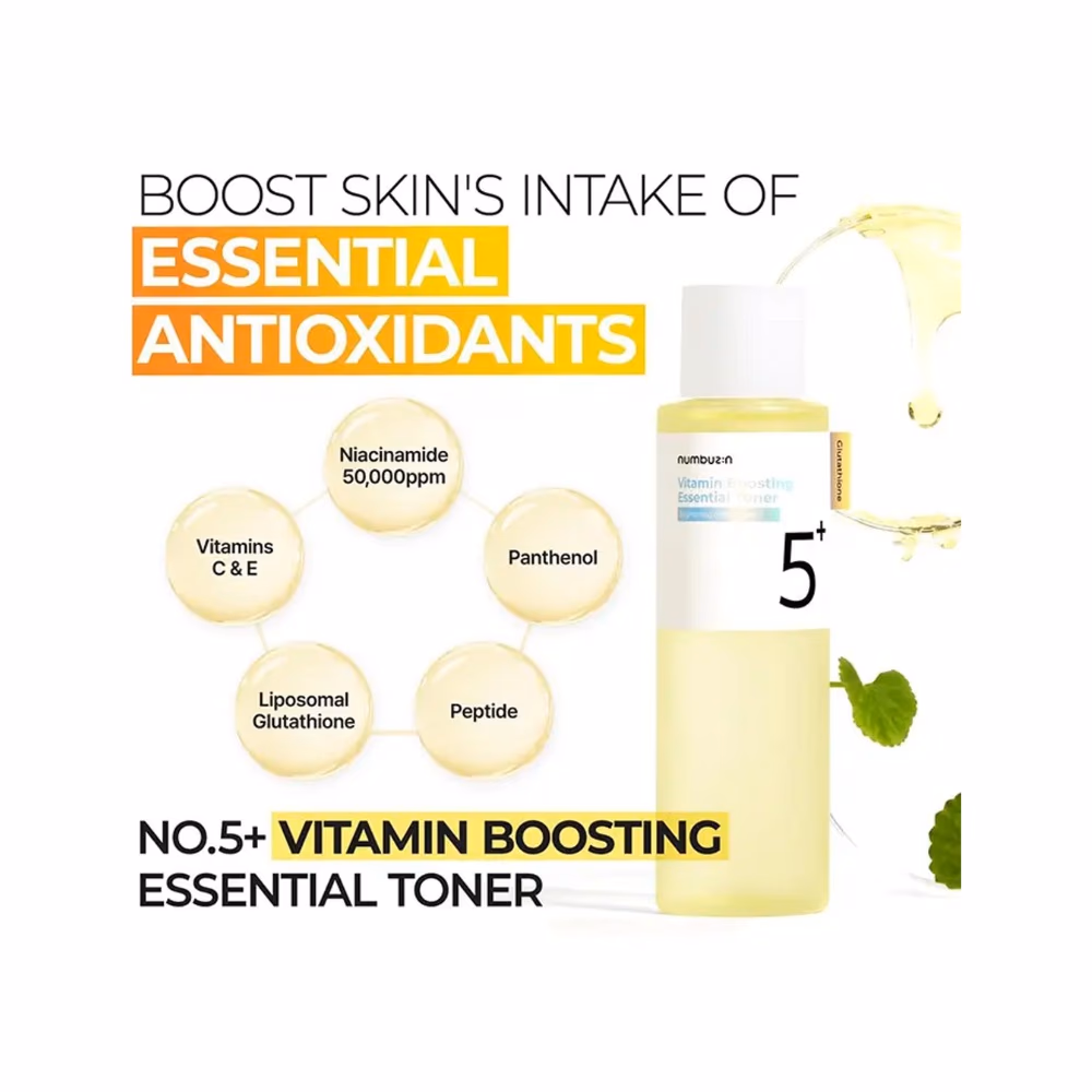 Numbuzin Vitamin Boosting Toner 5+ 200ml  4