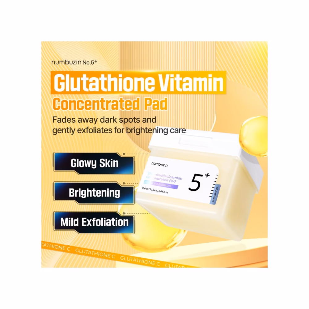 Numbuzin Vitamin Niacinamide Concentrated Pad 70s 4