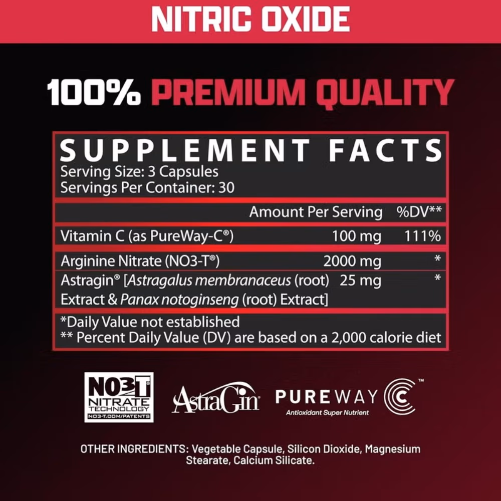 Nutrex NIOX Nitric Oxide – 90 Capsules  2