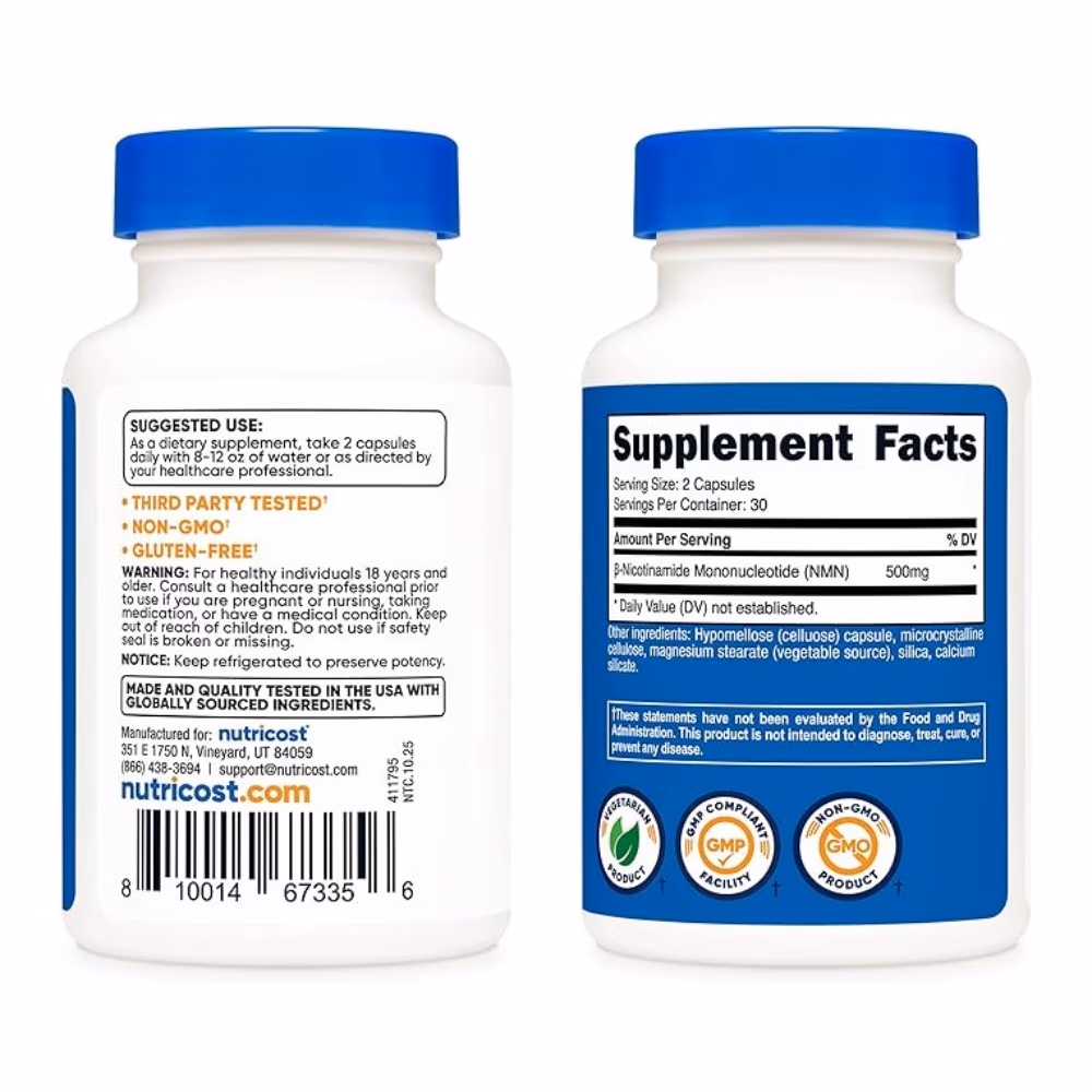Nutricost NMN 500 mg (60 capsules) 4