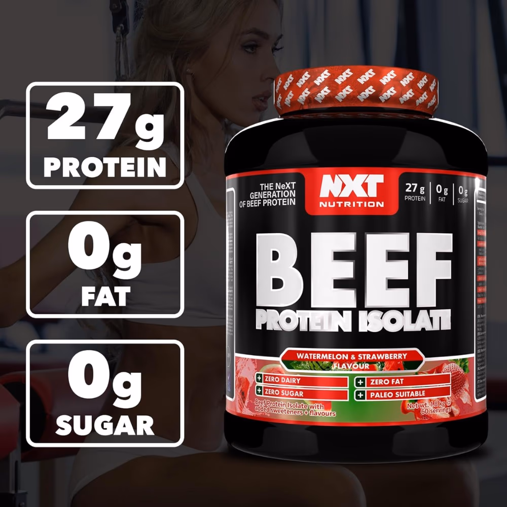 NXT Beef Protein Isolate Watermelon Strawberry 1.8Kg 4