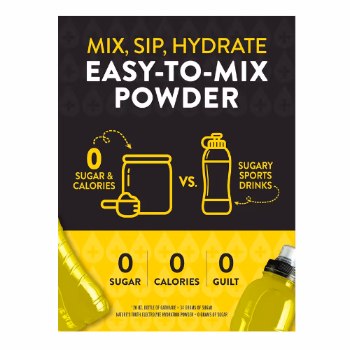 Nature’s Truth Electrolyte Hydration Powder Mix – Lemon Flavor – 121g 4