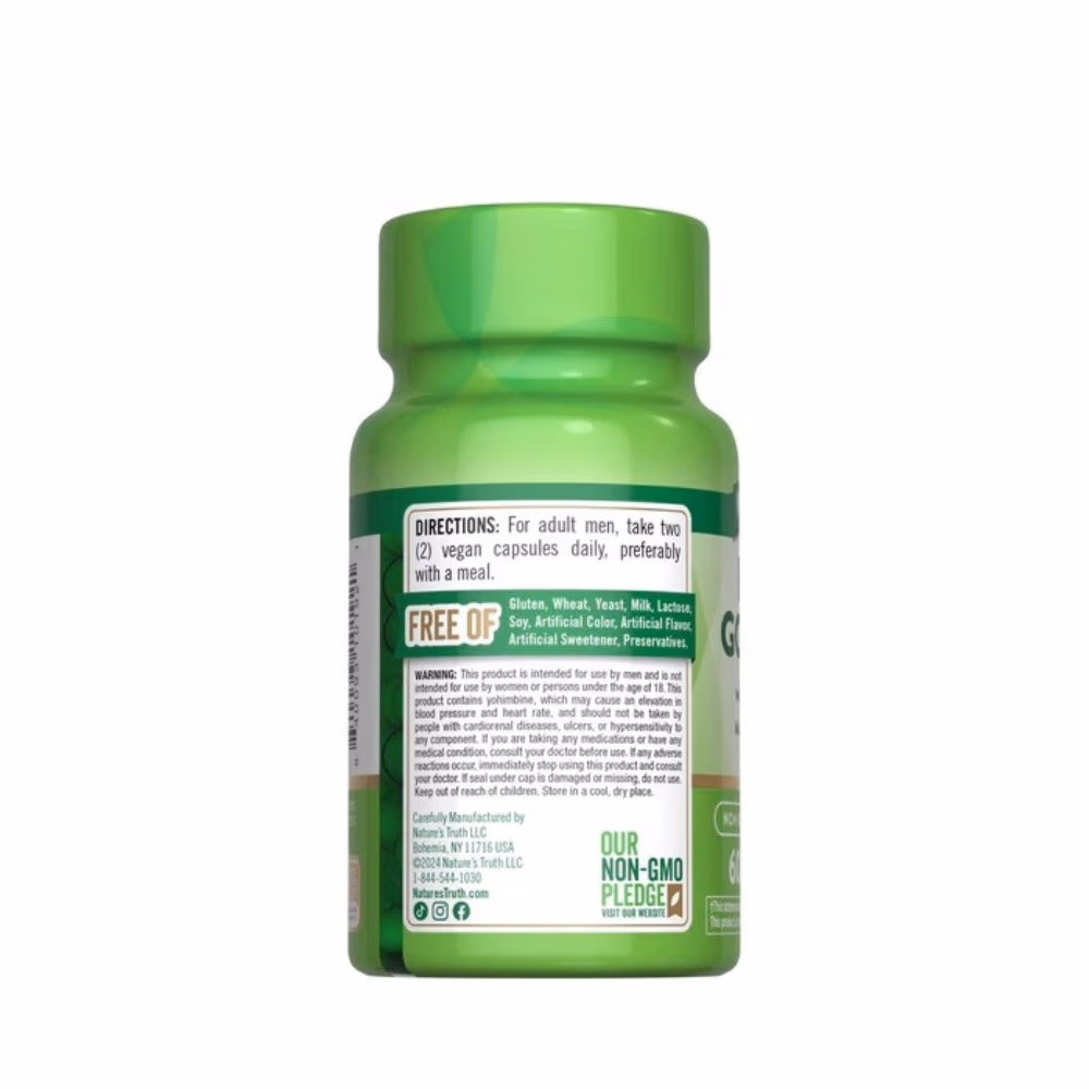Nature's Truth Horny Goat Weed 60 Veg Caps 4