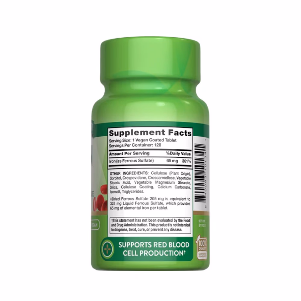 Nature's Truth Iron 65mg 120s 3