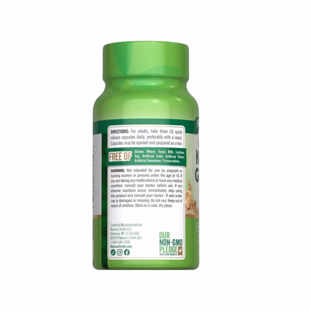 Nature's Truth Korean Ginseng 1500mg Cap 75s 3
