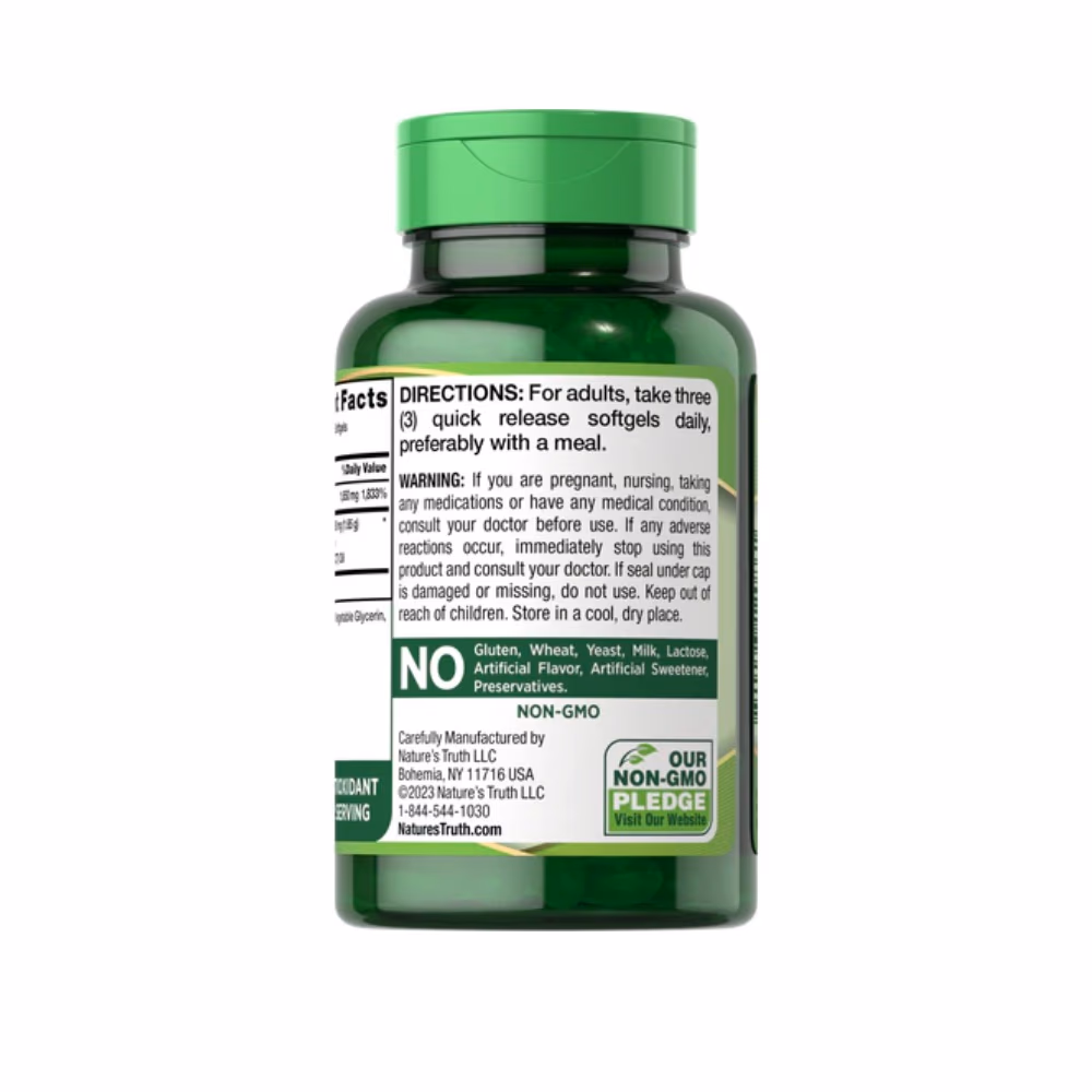 Nature's Truth Liposomal Vitamin C 1650mg Soft Gels 60s 5