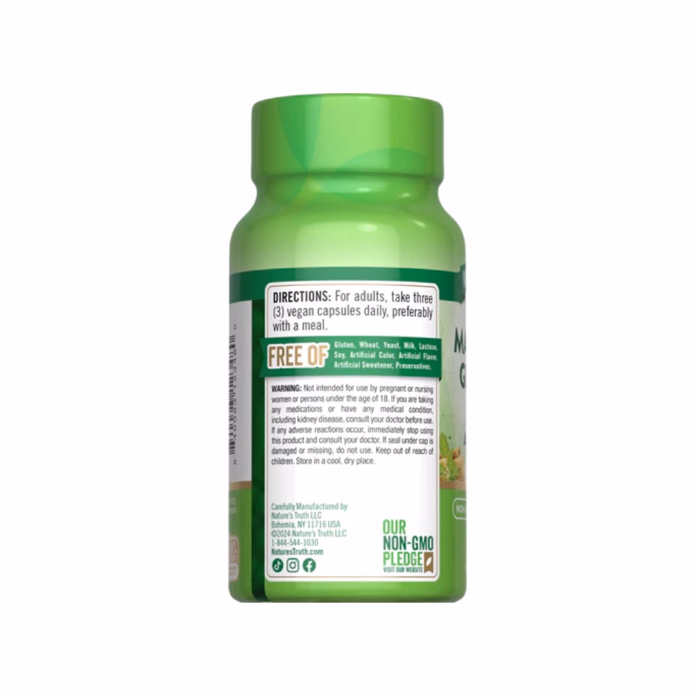Nature's Truth Magnesium Glycinate + Ashwagandha Caps 60s 2