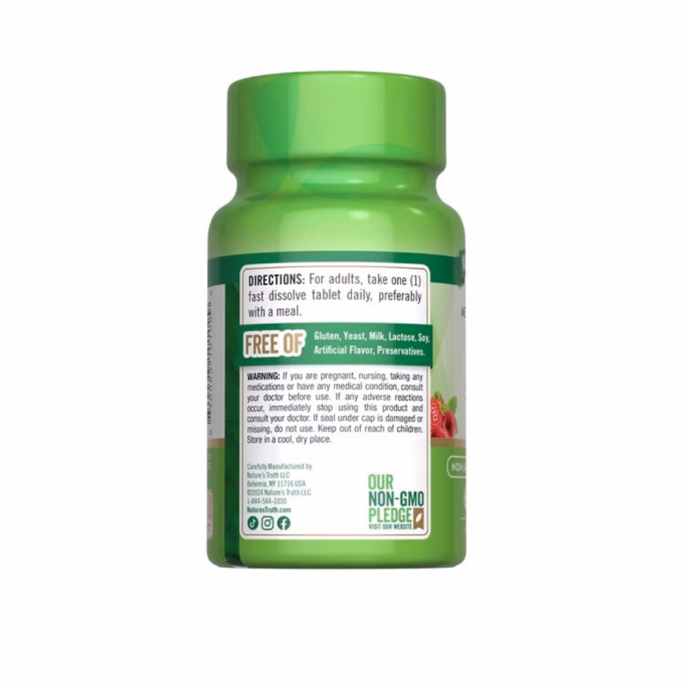 Nature's Truth Methylcobalamin B-12 5000mcg Tab 60s 5
