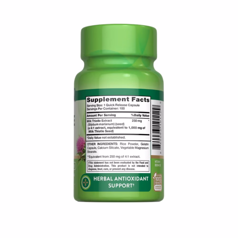 Nature's Truth Milk Thistle Seed 1000mg 100 Caps  5