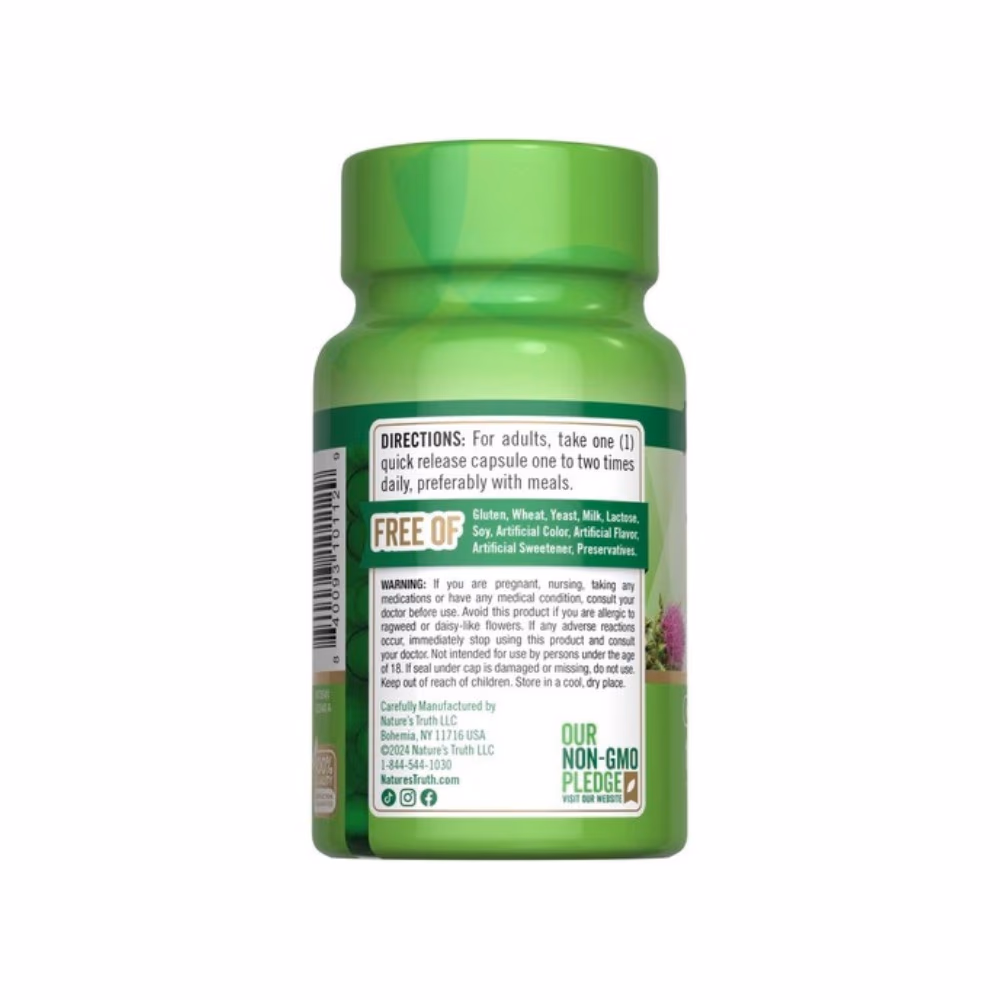 Nature's Truth Milk Thistle Seed 1000mg 100 Caps  3