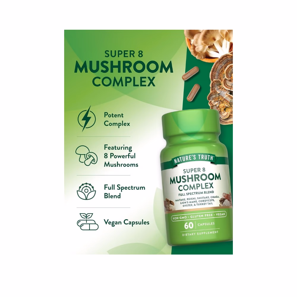 Nature's Truth Mushroom Complex Cap 60s 2