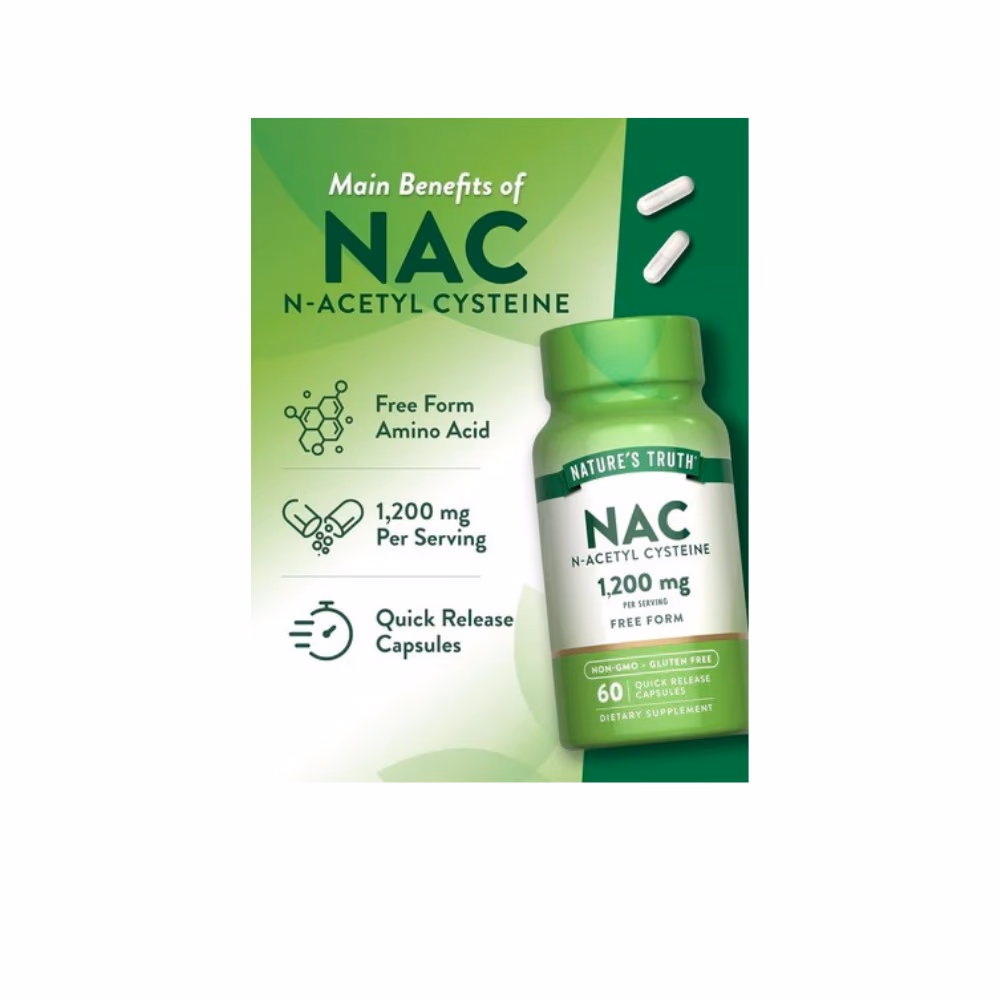 Nature's Truth NAC 1200mg 60 Caps 4