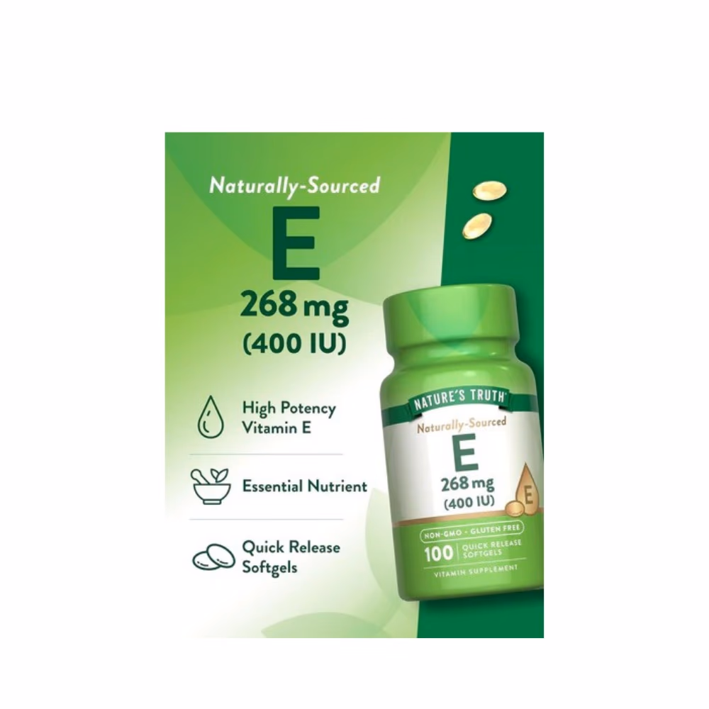Nature's Truth Natural E 400IU 100 Softgels 5