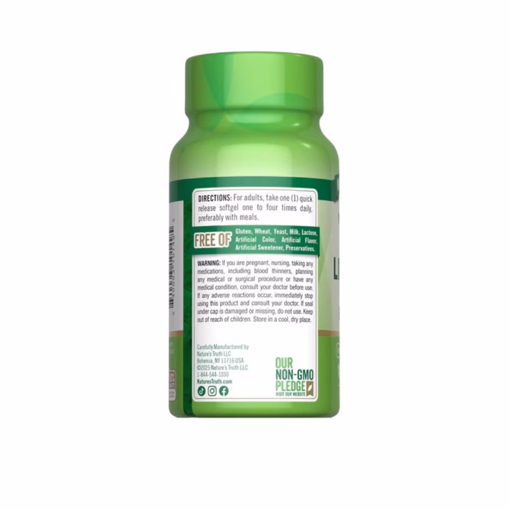 Nature's Truth Norwegian Cod Liver Oil Softgel 100s 4