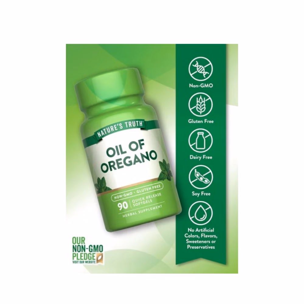 Nature's Truth Oil of Oregano 3000mg Softgels 90s 5