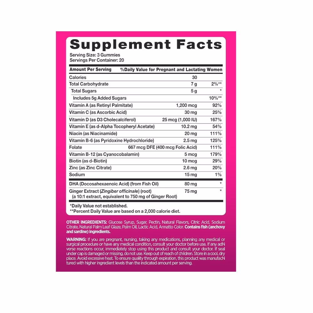 Nature's Truth Prenatal DHA 60 Gummies 3
