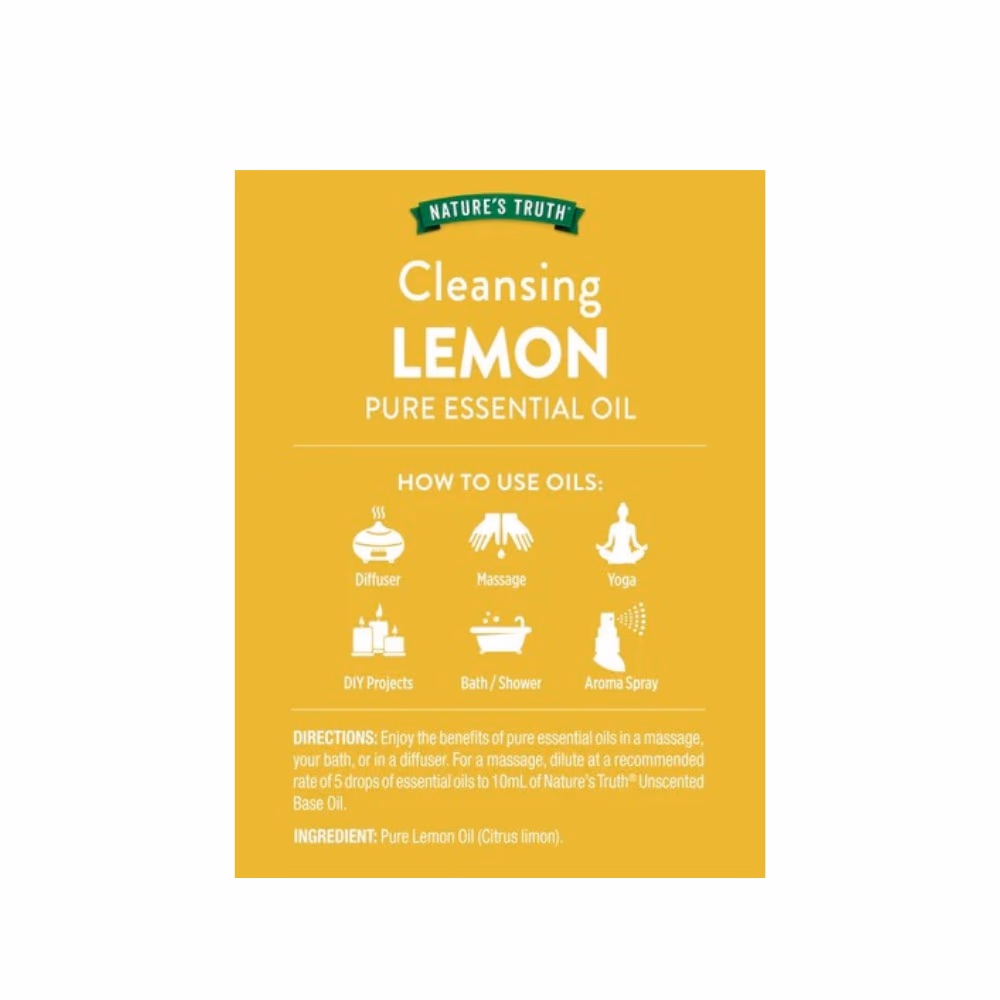 Nature's Truth Pure Essential Oil Lemon 15m 3