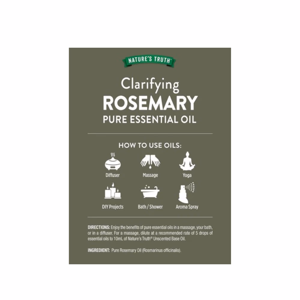  Nature's Truth Rosemary Essential Oil 15ml 4