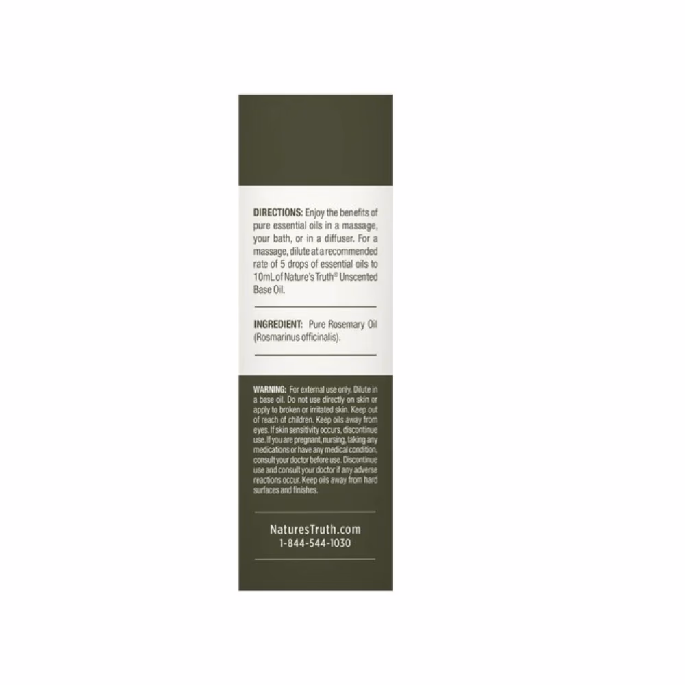  Nature's Truth Rosemary Essential Oil 15ml 2