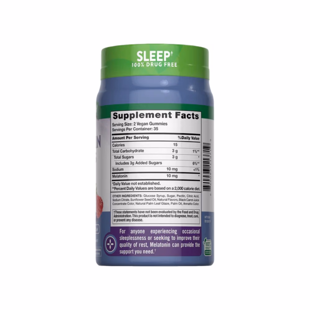 Nature's Truth Sleep Melatonin 10mg Mixed Berry - 70 Gummies  2