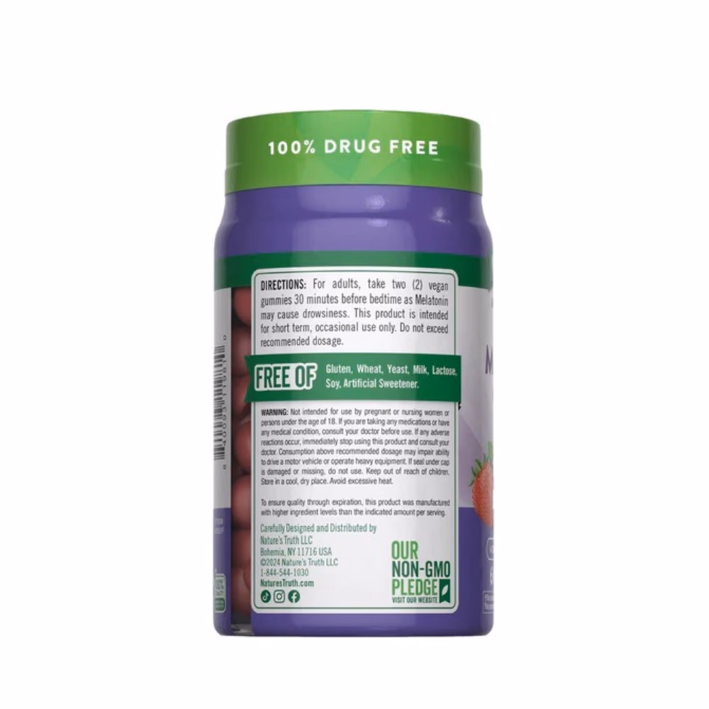 Nature's Truth Sleep Melatonin 12mg Mixed Berry Gummies 60S 3
