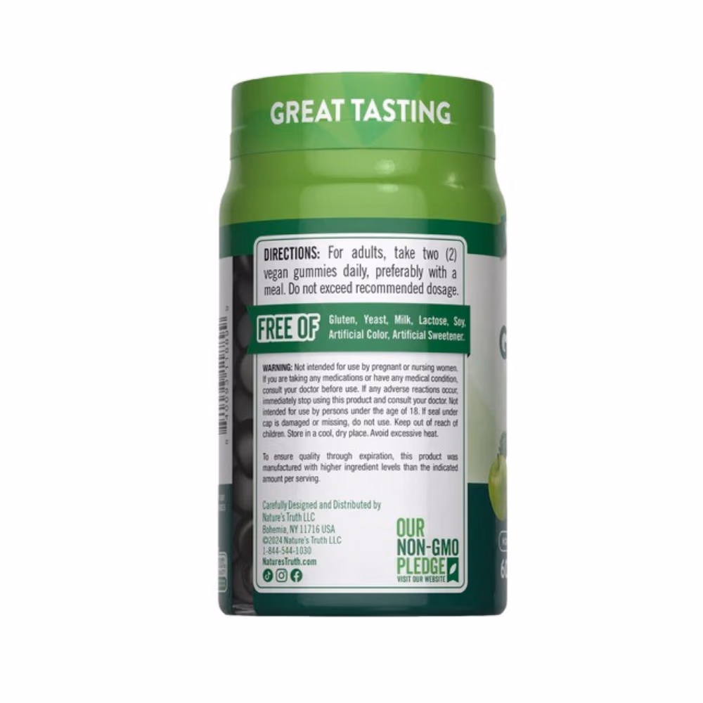 Nature's Truth Super Greens 10 Gummies 60s 4