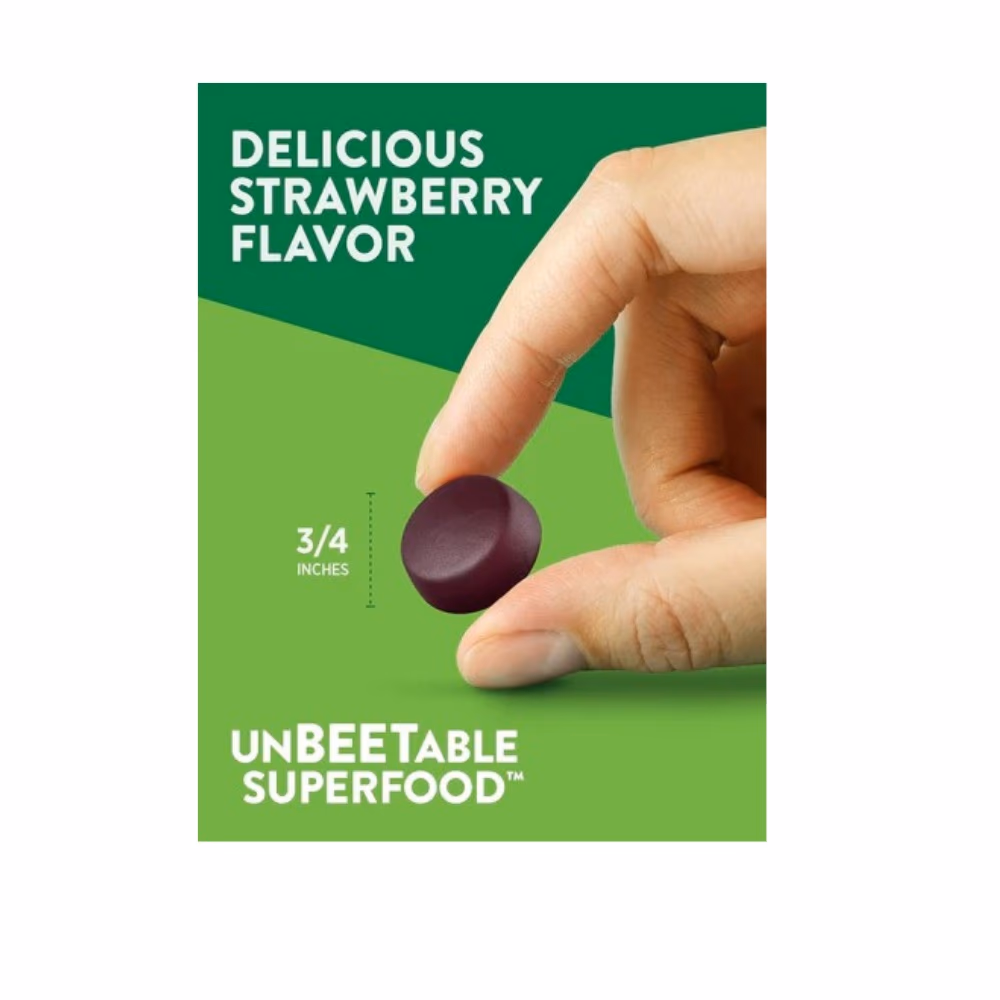 Nature's Truth Superfood Beet Root Strawberry Gummies 60s  2
