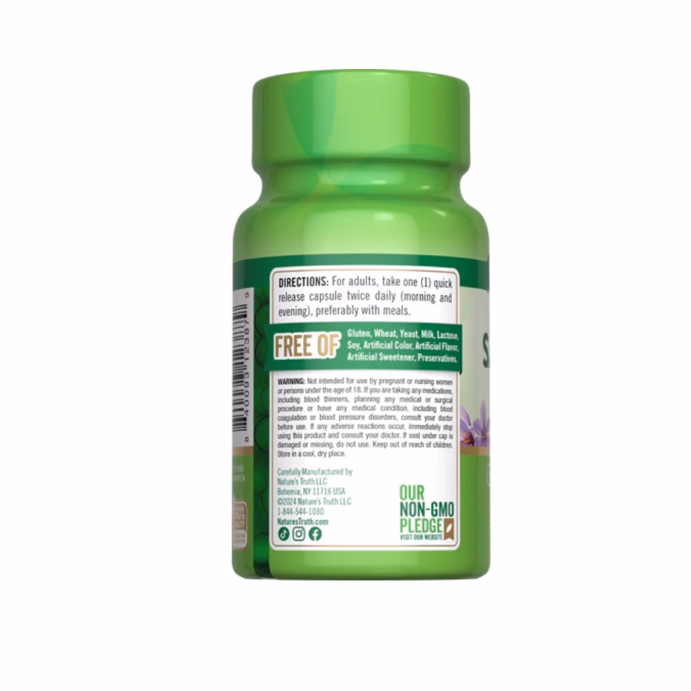 Nature's Truth Supreme Saffron Extract Capsule 60s 3